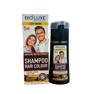 Bioluxe Light Brown Colour Shampoo – Vibrant, Nourishing Hair Colour