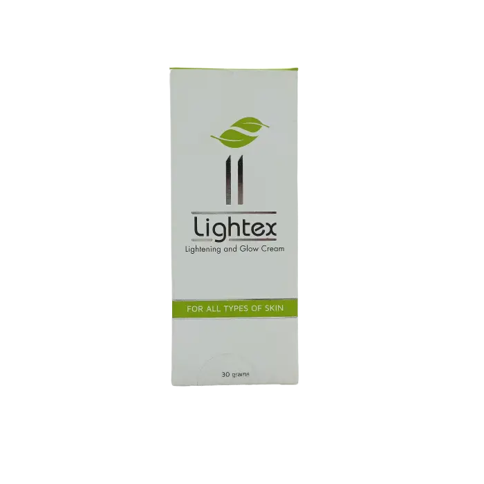 Lightex Lightening Glow Cream 30g tube front view