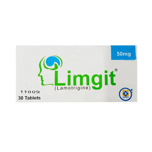 Limgit 50mg Tab 30’s – Epilepsy and Seizure Control Medication
