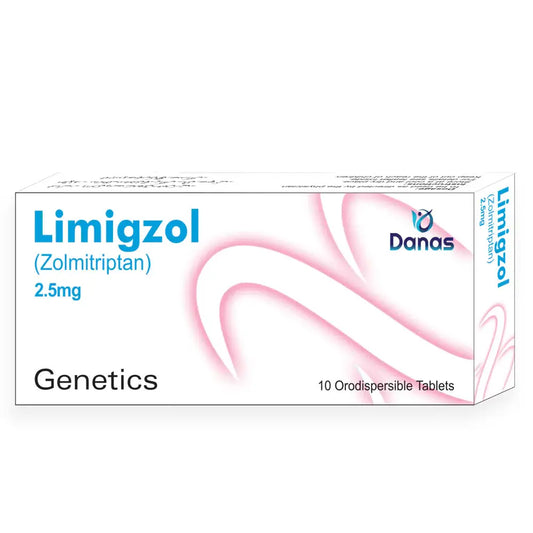Limigzol Tablets 2.5mg — Zolmitriptan Triptan for Acute Migraine Treatment – Available in Pakistan
