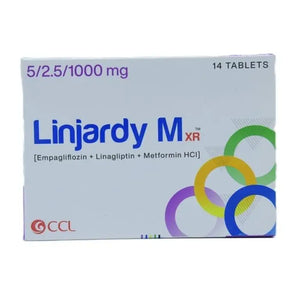 Linjardy MXR 5/2.5/1000mg Tablets – Linagliptin + Empagliflozin + Metformin XR