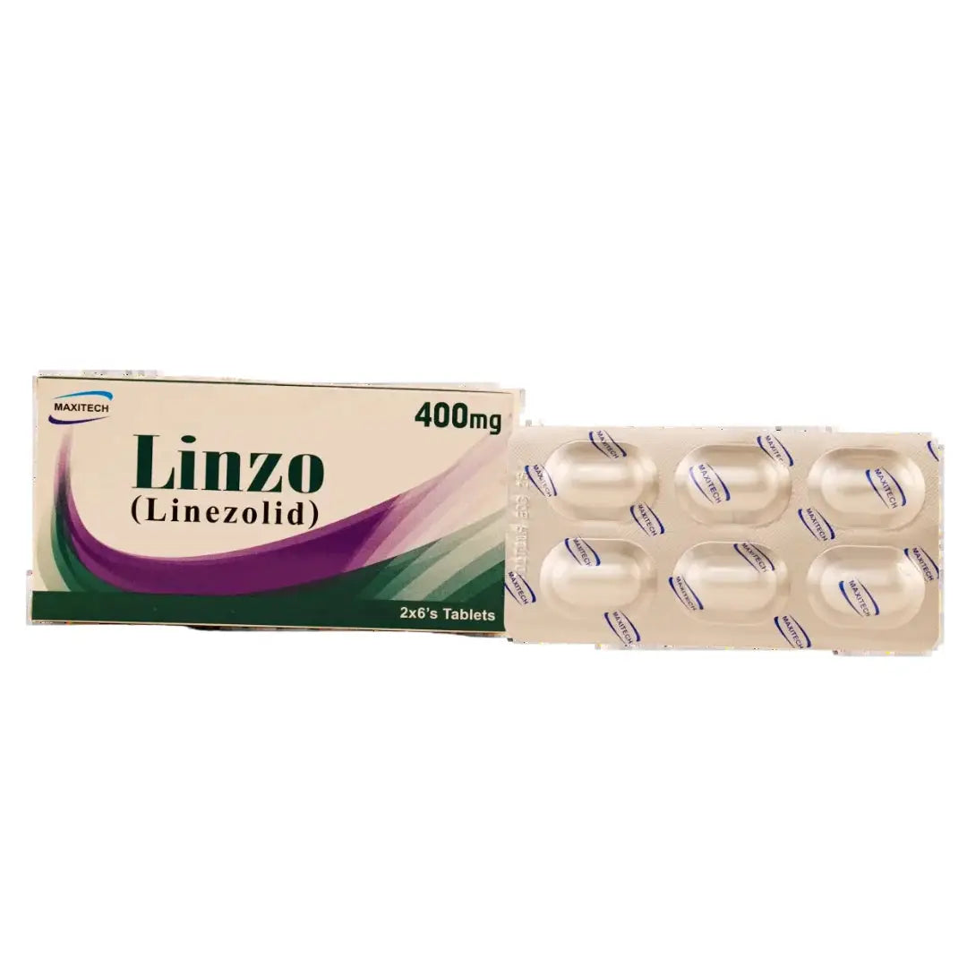 Linzo Tab 400mg Linezolid - Powerful Antibiotic Tablets for Bacterial ...