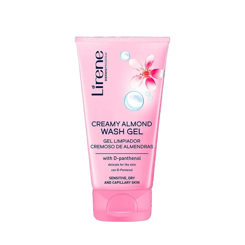 Lirene Creamy Almond Wash Gel With D-panthenol For Sensitive skin