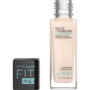 Maybelline Fit Me Matte + Poreless Foundation in Shade 105 Fair Ivory Available in 30ml