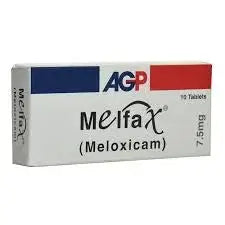 MELFAX Tablet 7.5MG 10’s – Muscle Relaxant for Pain & Spasms Relief AGP