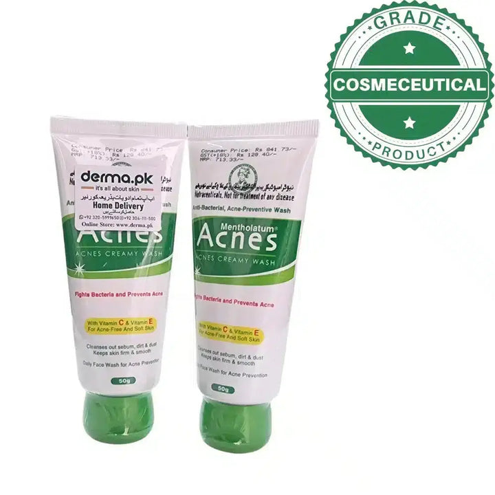 MENTHOLATUM ACNES CREAMY FACE WASH 50g Atco