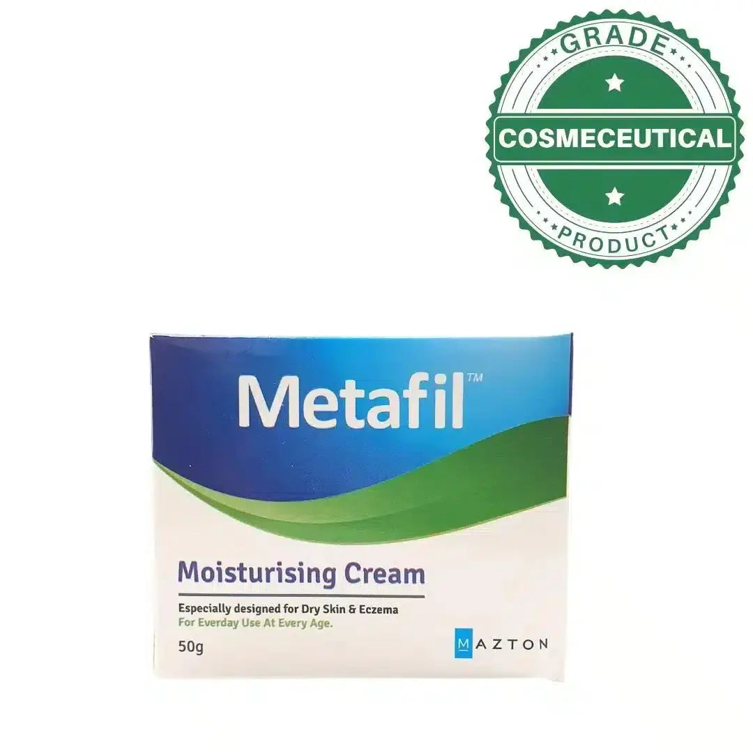 Metafil Cream 50g — rich fragrance-free emollient for sensitive face skin