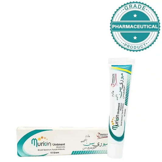 MURICIN Ointment 15g (Mupirocin) - Antibacterial Treatment