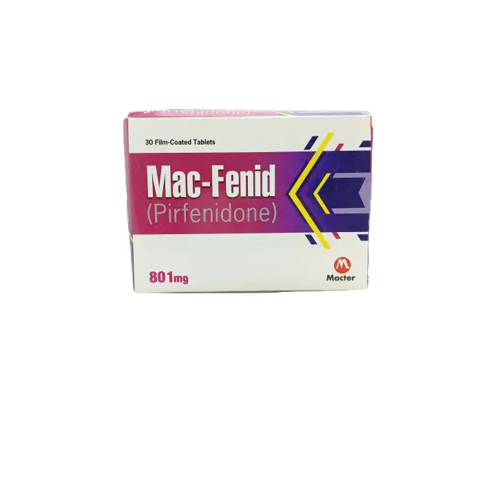 Mac-Fenid 801mg Tablets – Pirfenidone for Idiopathic Pulmonary Fibrosis (IPF)