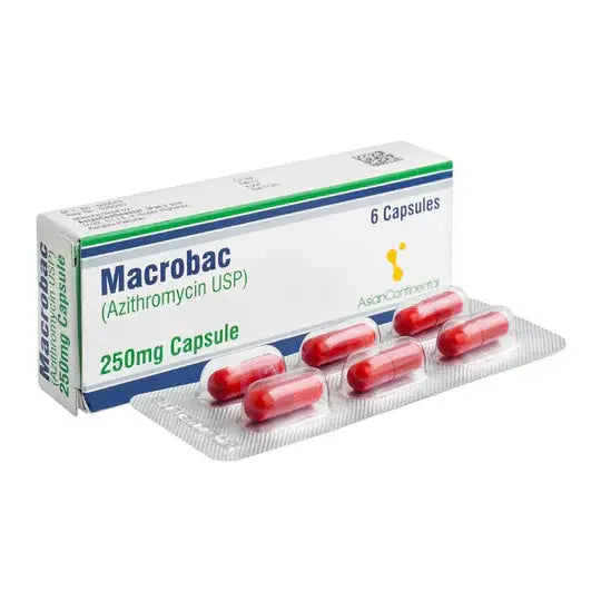  Macrobac 250mg Cap