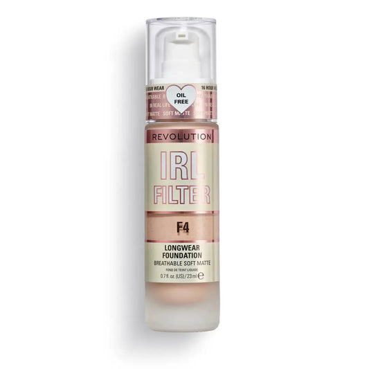 Makeup Revolution IRL Filter Longwear Foundation F4 – Available in Pakistan