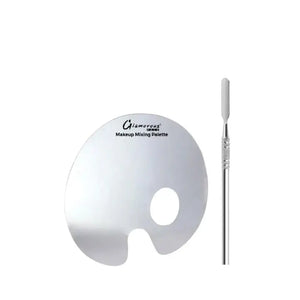 Glamorous Face Foundation & Base Mixing Palette with Spatula Stainless Steel