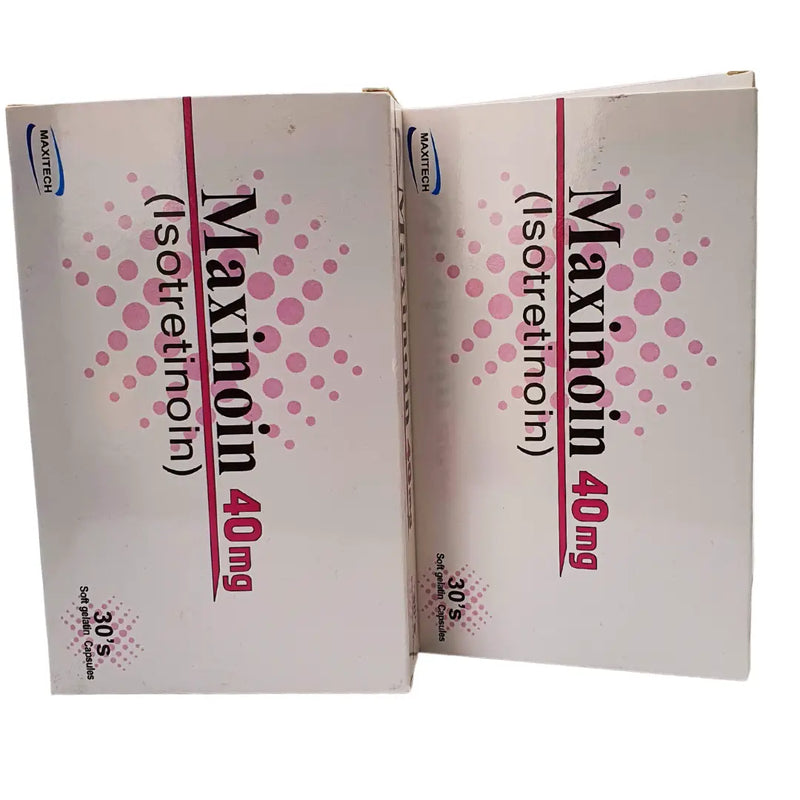 Maxinoin Isotretinoin 40mg Capsules