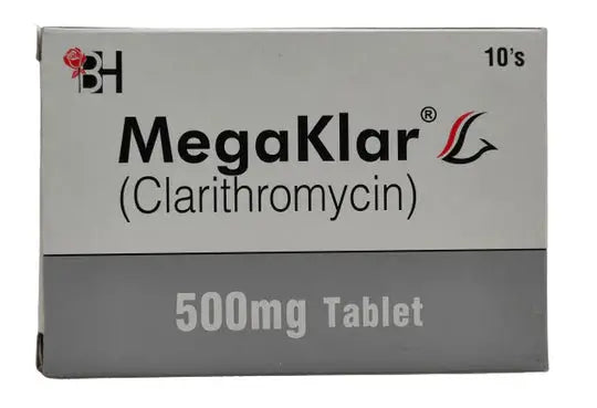 Megaklar 500mg Tablets (10 Tablets)01