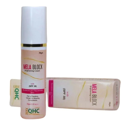 QHC Mela Block SPF 30 Brightening Cream 30gm-derma.pk