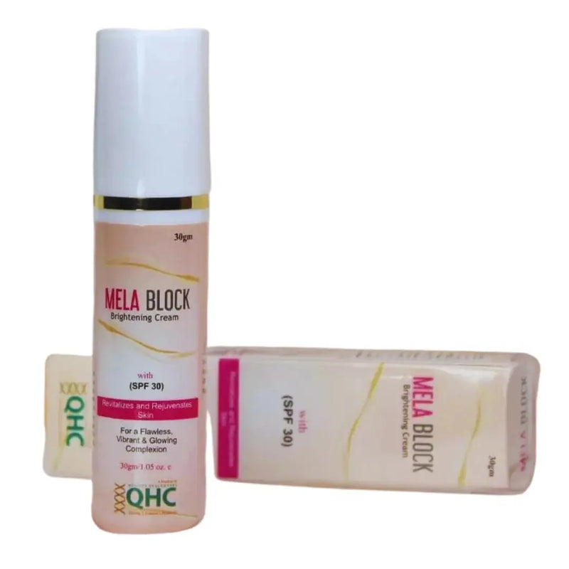 QHC Mela-Block SPF 30 Brightening Cream 30g — Sunscreen, Sunblock, UV Protection