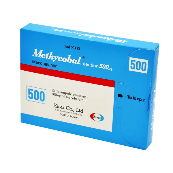 Methycobal Injection 500mcg (10 Ampoules)