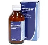 Metrozine Syrup 90ml 200mg/5ml – Nausea and Vomiting Relief - Derma.pk
