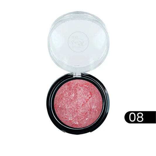 Rivaj Terracotta Single Blush On Shade 8 warm tan terracotta powder blush compact – Derma.pk Pakistan