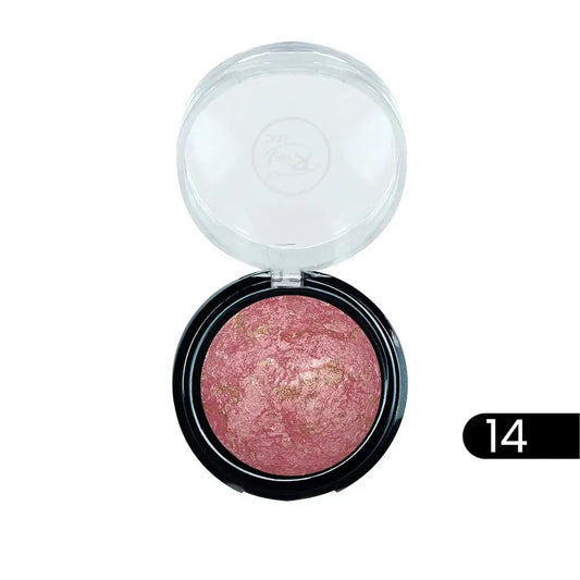 Rivaj Terracotta Single Blush On Shade 14 rosy coral-terracotta blush compact – Derma.pk Pakistan