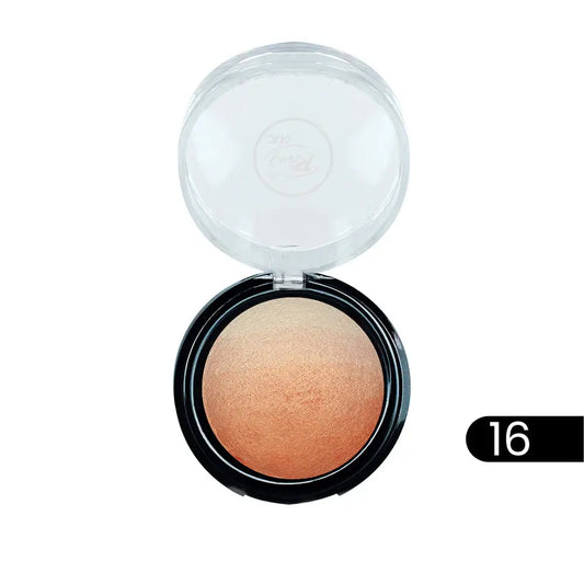 Rivaj Terracotta Single Blush On Shade 16 deep brick-red powder blush Pakistan