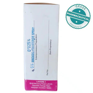 Minoxidil 5% + Finasteride 0.025% Hair Loss Prescription Spray
