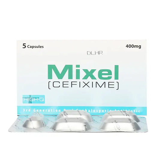 Mixel 400mg Capsules – Cefixime Antibiotic for Severe Bacterial Infections – Available in Pakistan