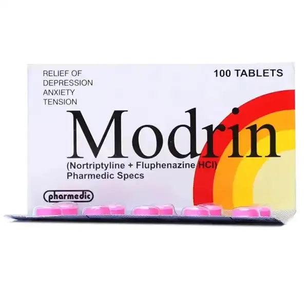 Modrin Tablets 10Mg/0.5Mg – For Anxiety & Depressive States 01