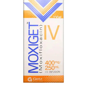 Moxiget IV Injection 400mg/250ml (Moxifloxacin) - Getz Pharma | derma.pk