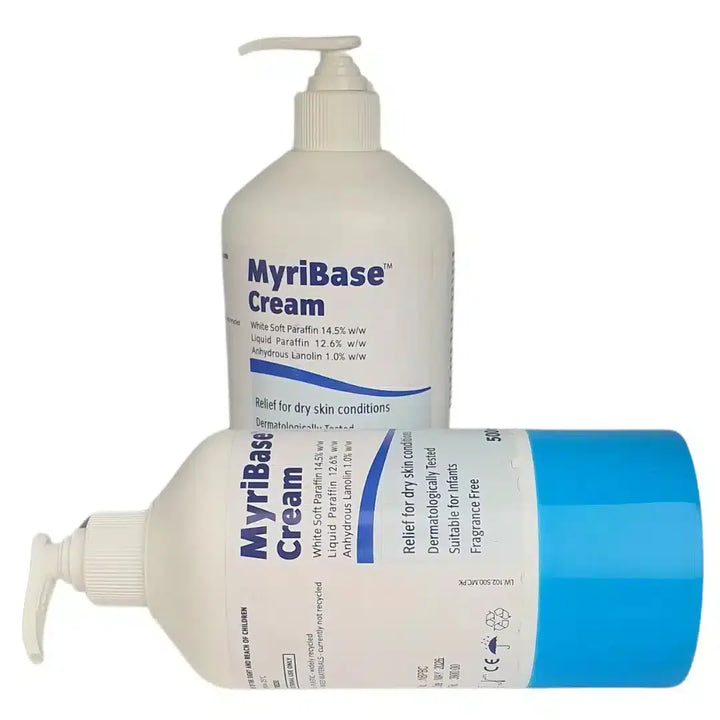 Myribase Cream 500ml Pump Bottle by Penlan Healthcare - Soothing Relief for Dry Skin Conditions|derma.pk Penlan Healthcare