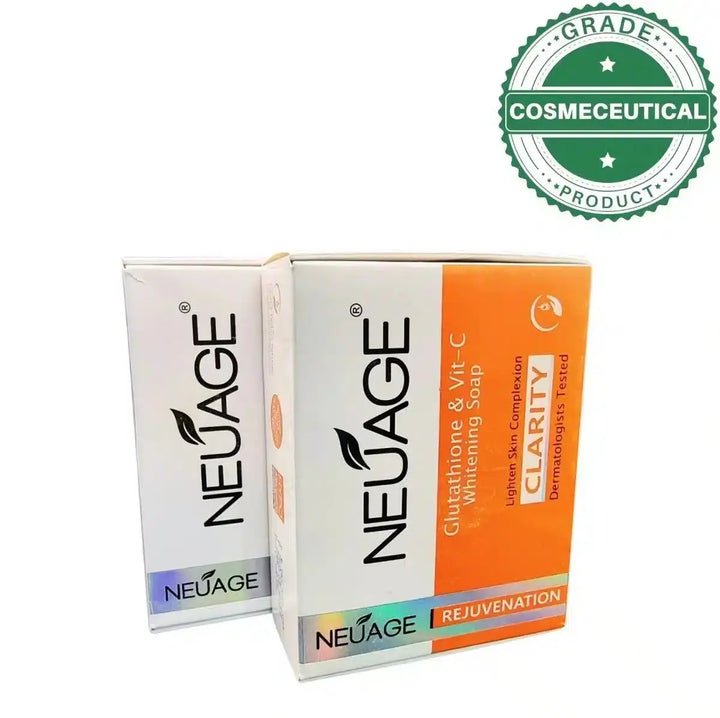 NEUAGE GLUTATHIONE AND VITAMIN-C WHITENING SOAP 100gm Derma Tecno