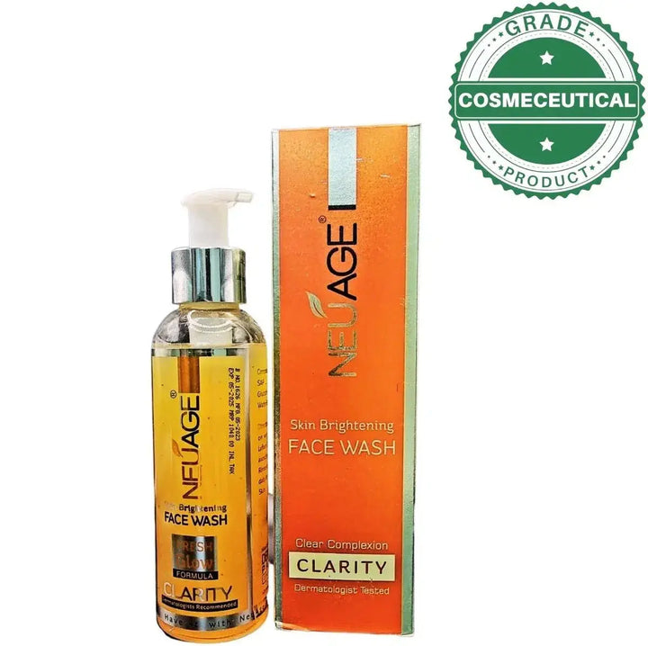NEUAGE SKIN BRIGHTENING FACE WASH LIGHTENS AND BRIGHTENS SKIN TONE 150ml Derma Tecno