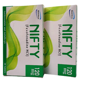 Nifty Fexofenadine 120mg Tablets