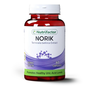 Nutrifactor Norik capsules pack for uric acid kidney and gout support