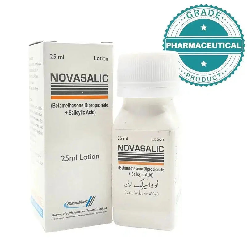 Novasalic Lotion 25ml — Betamethasone + Salicylic Acid 30%