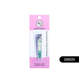 RIVAJ Nail Cutter RVT-005 Green – Stainless Steel Nail Clipper with Fresh Green Finish