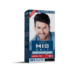 Vince Men Hair Color Natural Black 