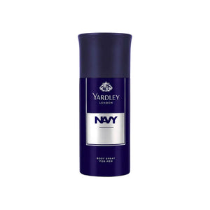 Yardley Navy Body Spray for Men 150ml – Long-Lasting Fresh Masculine Fragrance