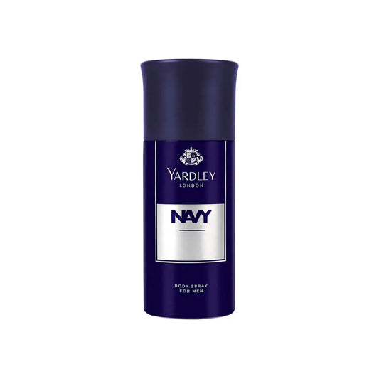 Yardley Navy Body Spray for Men 150ml – Long-Lasting Fresh Masculine Fragrance