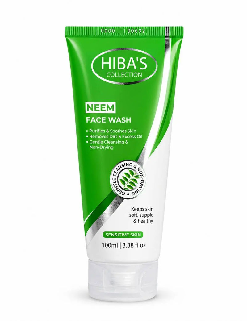 Hiba's Collection Face wash (Aloe Vera & Neem) 100 ML