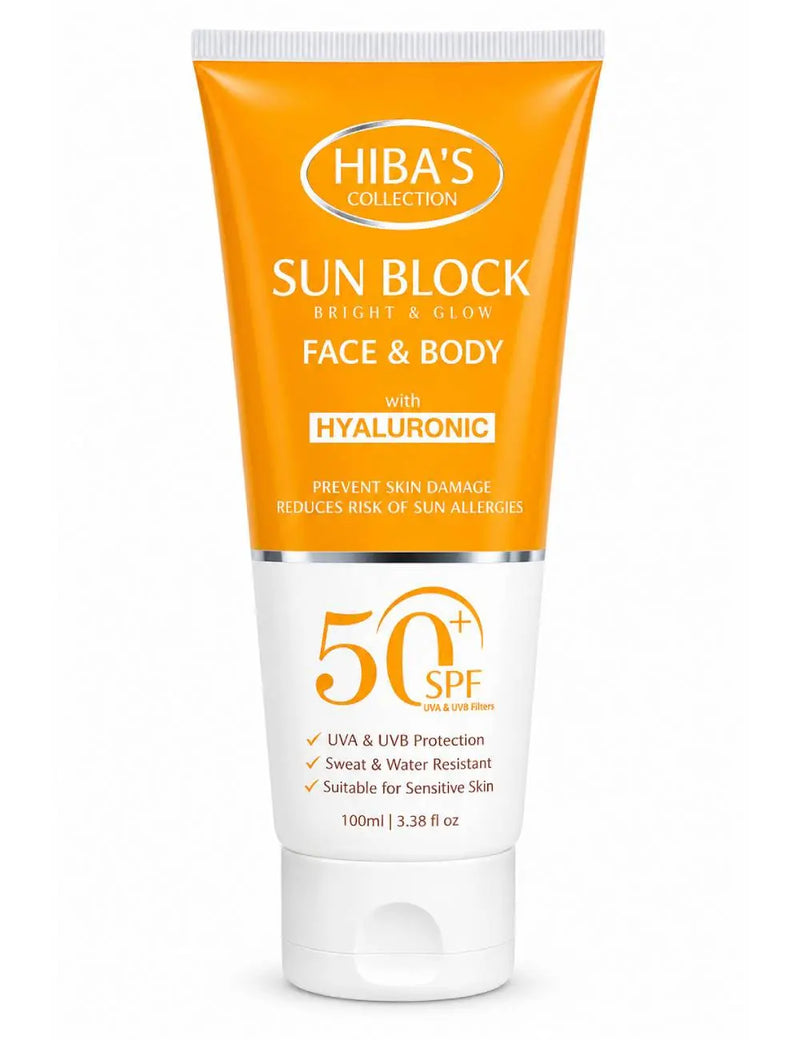 Hiba's Collection Sun Block (SPF 50+) 100 ML