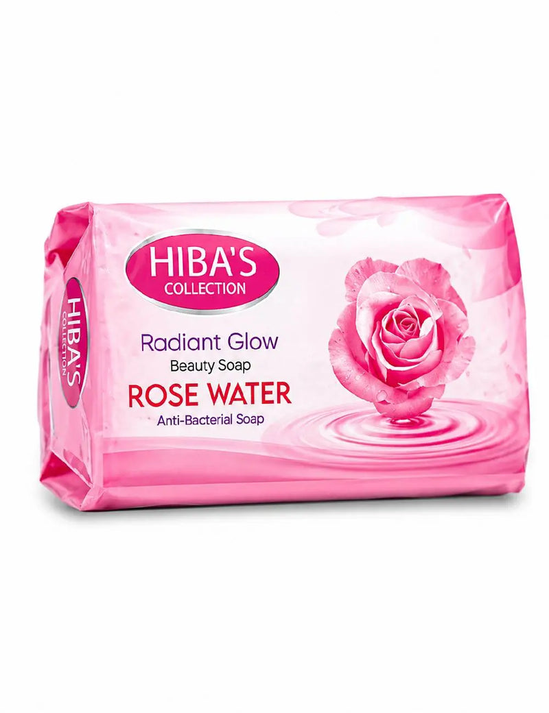 Hiba'S Collection Beauty Bath Soap (Radiant Glow Rose Water) 125 GM