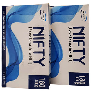 Nifty Fexofenadine 180mg Tablets