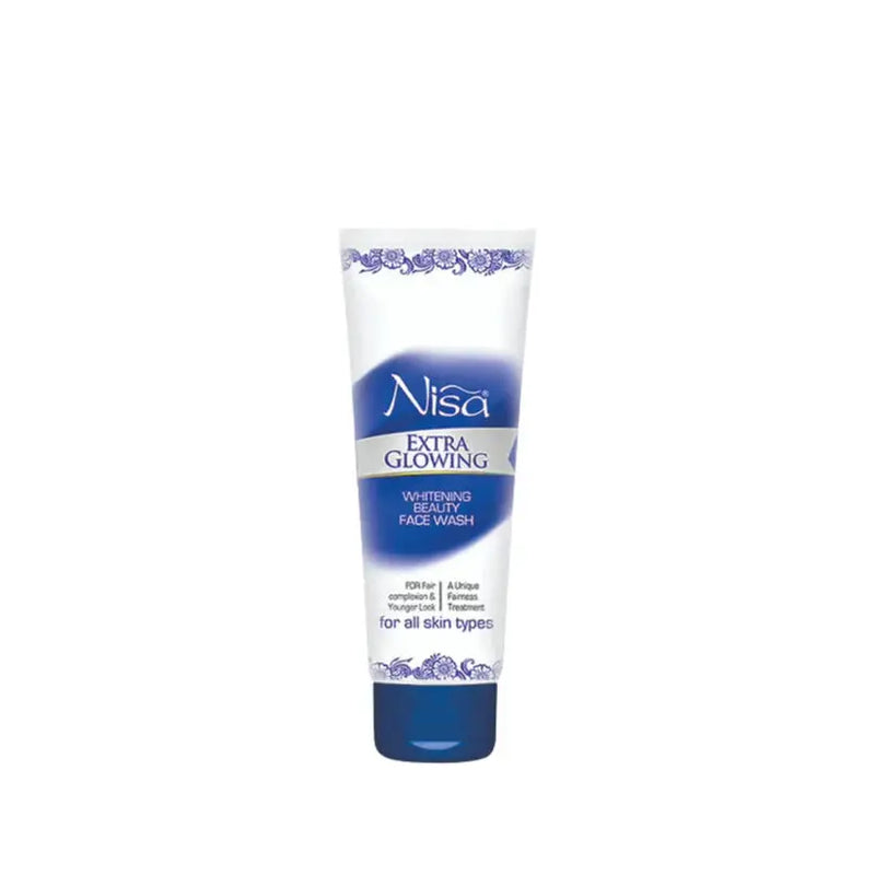 Nisa Extra Glowing Face Wash 100ML – Deep Cleanse & Brighten Skin