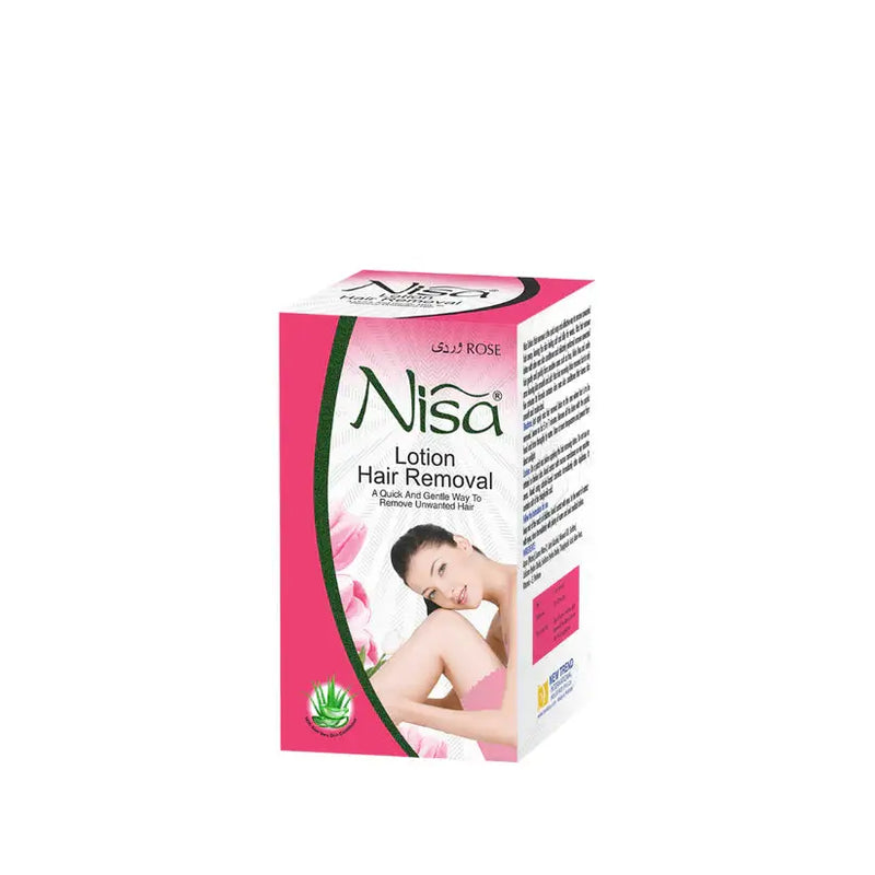 Nisa Hair Removal Lotion Rose 80ML – Gentle & Fragrant Hair Removal for Soft Skin