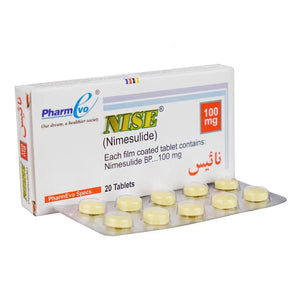 Nise Tablets 100MG (1 Box = 2 Strips)