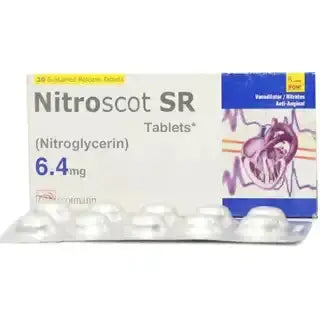 Nitroscot SR Capsules 6.4mg — Sustained Release Angina Relief – Available in Pakistan