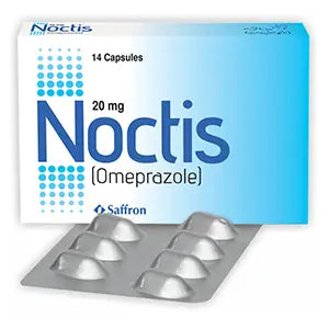 Noctis 20mg Capsule – Omeprazole for Acidity & Stomach Ulcers