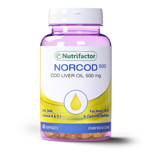 Norcod 500mg Capsules 60s – Omega-3 Fish Oil for Heart & Brain