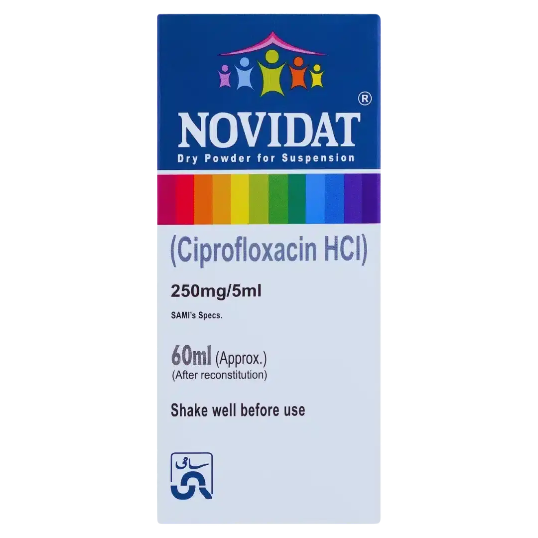 Novidat Suspension 250mg/5ml - derma.pk